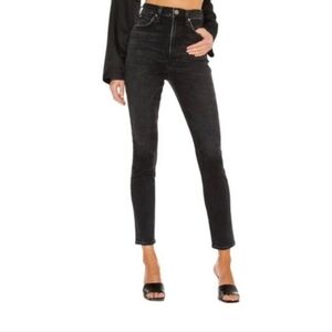 AGOLDE Nico Jeans, Black Button-fly, Womens 32